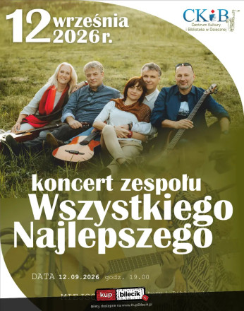 Osieczna k/Leszno Wydarzenie Koncert Wszystkiego Najlepszego - koncert w Osiecznej